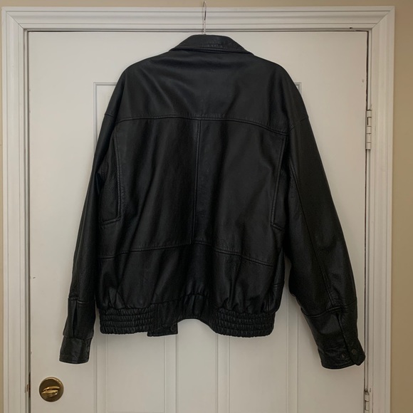 Pierre Cardin soft leather bomber jacket - Picture 3 of 5